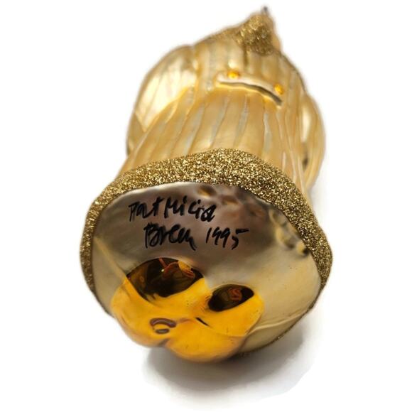 Patricia Breen Snowflake Santa Claus Citrine Christmas Decor Signed Ornament - Picture 12 of 12